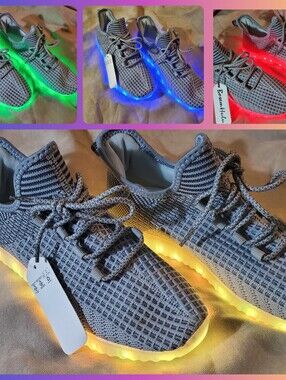 LED Tennis Shoes Unisex with USB